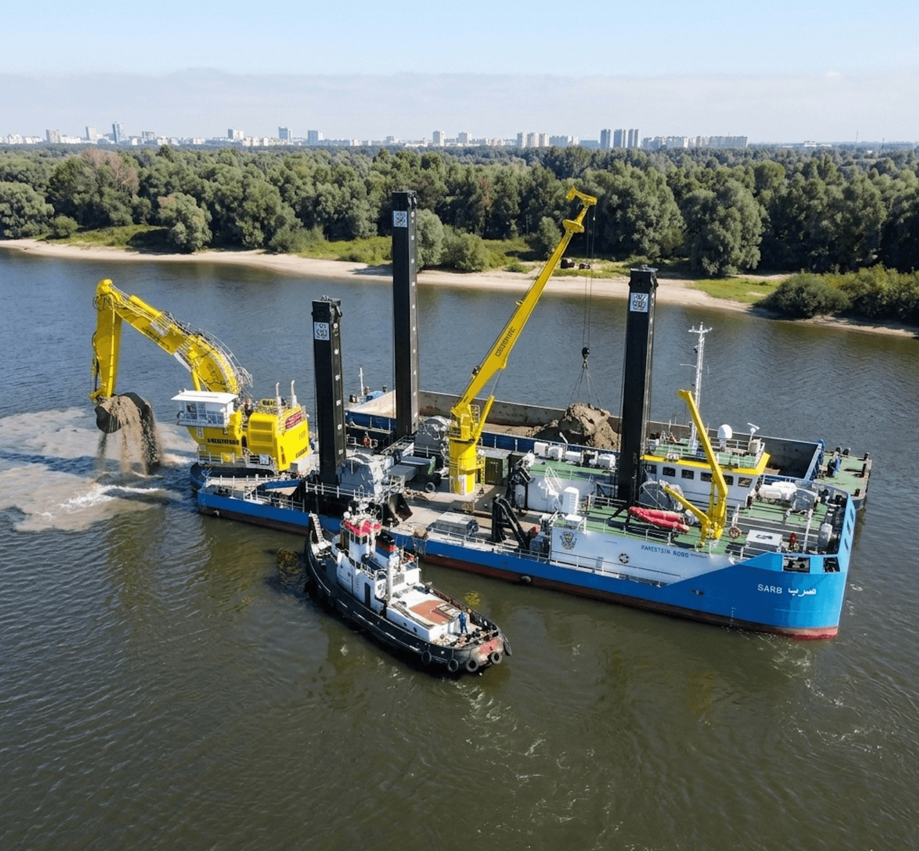 Sarb backhoe dredger