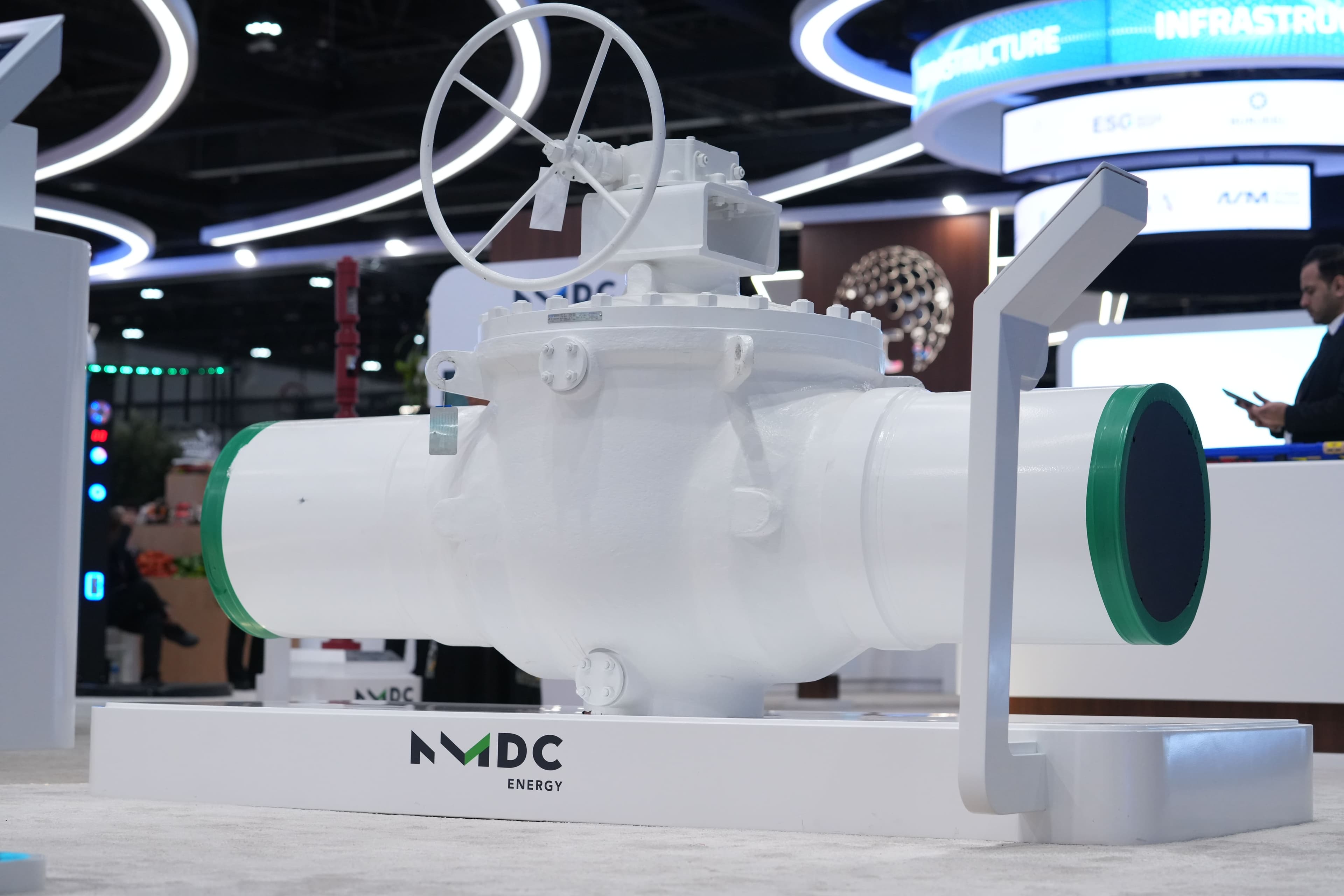 Manual ball valve product display