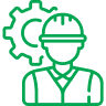 Engineering worker icon