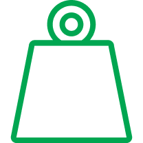 Pressure vessel weight icon