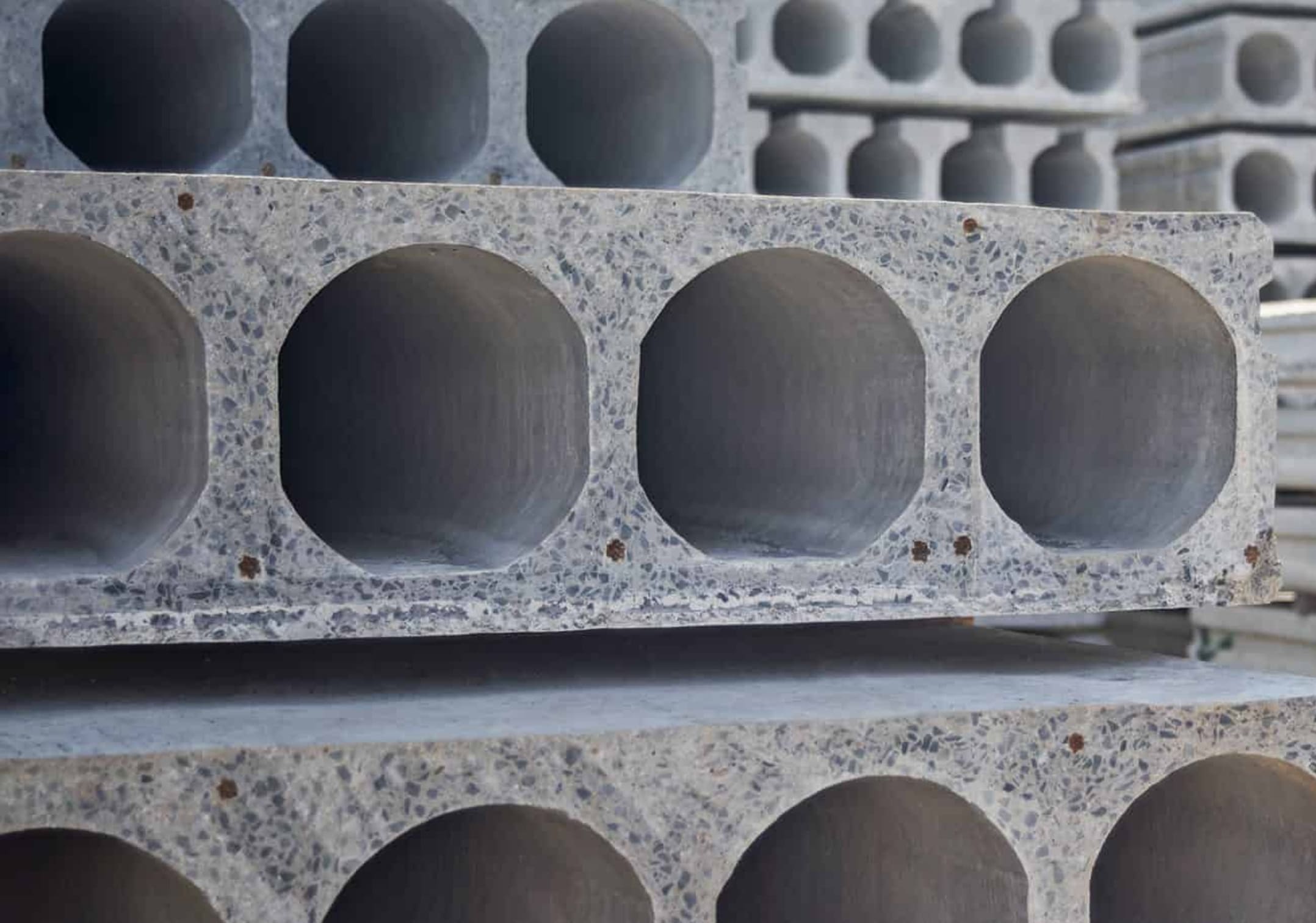Hollow core slab infrastructure