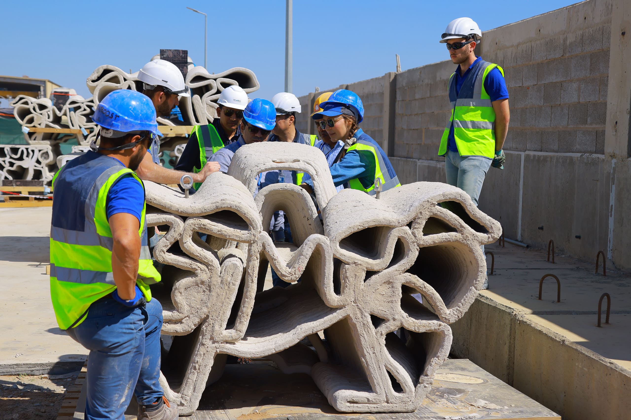NMDC Infra 3D printed artificial reef structure inspection