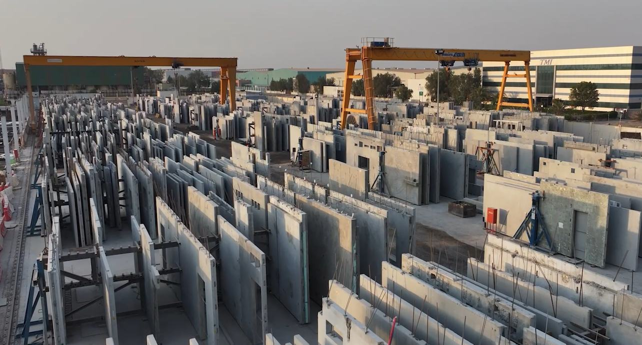 Ebawe Anlagen Technik precast concrete production yard